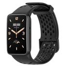 For Xiaomi Mi Band 7 Pro Breathable TPU Watch Band(Black) - 1