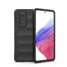For Samsung Galaxy A53 Magic Shield TPU + Flannel Phone Case(Black) - 1
