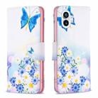 For Nothing Phone 1 Colored Drawing Pattern Leather Phone Case(Butterfly Love) - 1