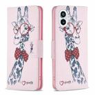 For Nothing Phone 1 Colored Drawing Pattern Leather Phone Case(Deer) - 1