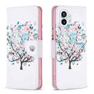 For Nothing Phone 1 Colored Drawing Pattern Leather Phone Case(Tree) - 1