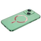 For iPhone 14 Cool Series Magsafe Magnetic Frosted PC Phone Case (Green) - 1