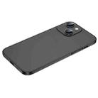 For iPhone 14 Plus Cool Series Frosted PC Phone Case (Graphite Gray) - 1