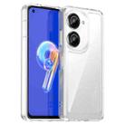 For Asus ZenFone 9 Colorful Series Acrylic + TPU Phone Case(Transparent) - 1