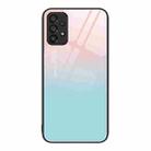 For Samsung Galaxy A53 Colorful Painted Glass Phone Case(Blue Sky) - 1