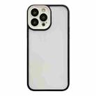 For iPhone 13 Pro Max Skin Feel Acrylic TPU Phone Case (Black) - 1