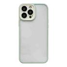 For iPhone 12 Skin Feel Acrylic TPU Phone Case(Light Green) - 1