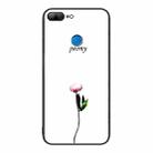 For Honor 9 Lite Colorful Painted Glass Phone Case(A Flower) - 1