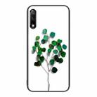 For Honor 9X Colorful Painted Glass Phone Case(Sapling) - 1