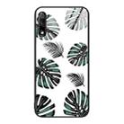 For Honor 9X Colorful Painted Glass Phone Case(Banana Leaf) - 1