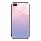 For Honor 10 Colorful Painted Glass Phone Case(Purple Sky) - 1