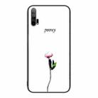 For Honor 20 Pro Colorful Painted Glass Phone Case(A Flower) - 1