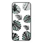 For Honor 20 Pro Colorful Painted Glass Phone Case(Banana Leaf) - 1