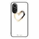 For Honor 50 SE Colorful Painted Glass Phone Case(Golden Love) - 1