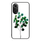 For Honor 50 SE Colorful Painted Glass Phone Case(Sapling) - 1