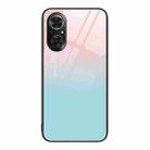 For Honor 50 SE Colorful Painted Glass Phone Case(Blue Sky) - 1