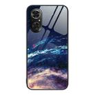 For Honor 50 SE Colorful Painted Glass Phone Case(Starry Sky) - 1