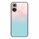 For Honor 50 Colorful Painted Glass Phone Case(Blue Sky) - 1