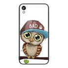 For Honor Play 3e Colorful Painted Glass Phone Case(Owl) - 1