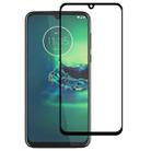 For Motorola Moto G8 Plus Full Glue Full Cover Screen Protector Tempered Glass Film - 1