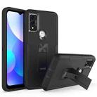 For Motorola Moto G Pure Magnetic Holder Phone Case(Black) - 1
