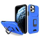 For iPhone 11 Pro Card Shield Magnetic Holder Phone Case (Royal Blue) - 1