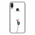 For Huawei nova 3i Colorful Painted Glass Phone Case(A Flower) - 1