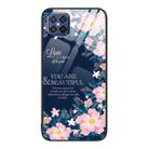 For Huawei nova 8 SE Colorful Painted Glass Phone Case(Flower) - 1