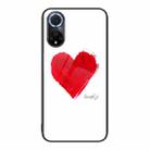 For Huawei nova 9 Colorful Painted Glass Phone Case(Love) - 1