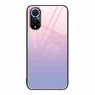 For Huawei nova 9 Colorful Painted Glass Phone Case(Purple Sky) - 1