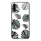 For Huawei P30 Pro Colorful Painted Glass Phone Case(Banana Leaf) - 1