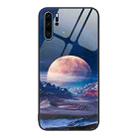 For Huawei P30 Pro Colorful Painted Glass Phone Case(Moon Hill) - 1