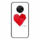 For Huawei Enjoy 20 Plus 5G Colorful Painted Glass Phone Case(Love) - 1