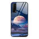 For Huawei Enjoy 20 SE Colorful Painted Glass Phone Case(Moon Hill) - 1