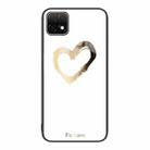 For Huawei Enjoy 20 5G Colorful Painted Glass Phone Case(Golden Love) - 1