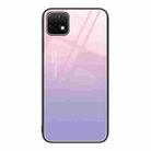 For Huawei Enjoy 20 5G Colorful Painted Glass Phone Case(Purple Sky) - 1