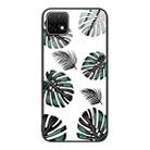 For Huawei Enjoy 20 5G Colorful Painted Glass Phone Case(Banana Leaf) - 1