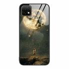 For Huawei Enjoy 20 5G Colorful Painted Glass Phone Case(Moon) - 1