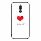 For Huawei Maimang 6 Colorful Painted Glass Phone Case(Red Heart) - 1