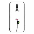 For Huawei Maimang 6 Colorful Painted Glass Phone Case(A Flower) - 1