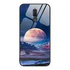 For Huawei Maimang 6 Colorful Painted Glass Phone Case(Moon Hill) - 1