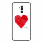 For Huawei Maimang 7 Colorful Painted Glass Phone Case(Love) - 1