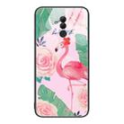 For Huawei Maimang 7 Colorful Painted Glass Phone Case(Flamingo) - 1