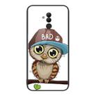 For Huawei Maimang 7 Colorful Painted Glass Phone Case(Owl) - 1