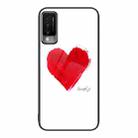 For Huawei Maimang 10 Colorful Painted Glass Phone Case(Love) - 1