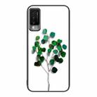 For Huawei Maimang 10 Colorful Painted Glass Phone Case(Sapling) - 1