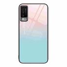 For Huawei Maimang 10 Colorful Painted Glass Phone Case(Blue Sky) - 1