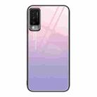 For Huawei Maimang 10 Colorful Painted Glass Phone Case(Purple Sky) - 1