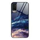 For Huawei Maimang 10 Colorful Painted Glass Phone Case(Starry Sky) - 1