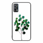 For Realme 7 Colorful Painted Glass Phone Case(Sapling) - 1